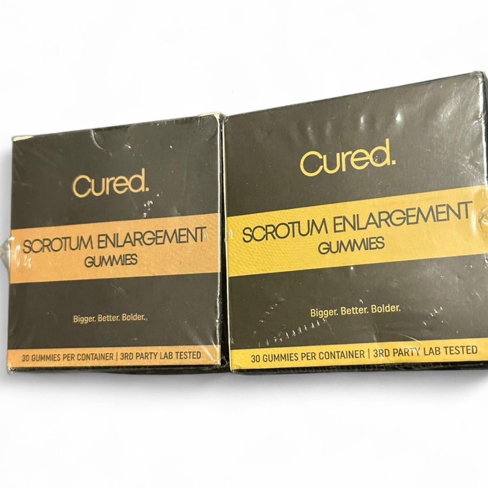 Black and Yellow Scrotum Enlargement Gummies